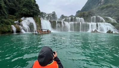 Experience travelling to Ban Gioc waterfall in Cao Bang