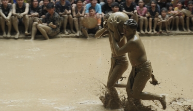 Mud Ball Wrestling Festival in Northern Vietnam